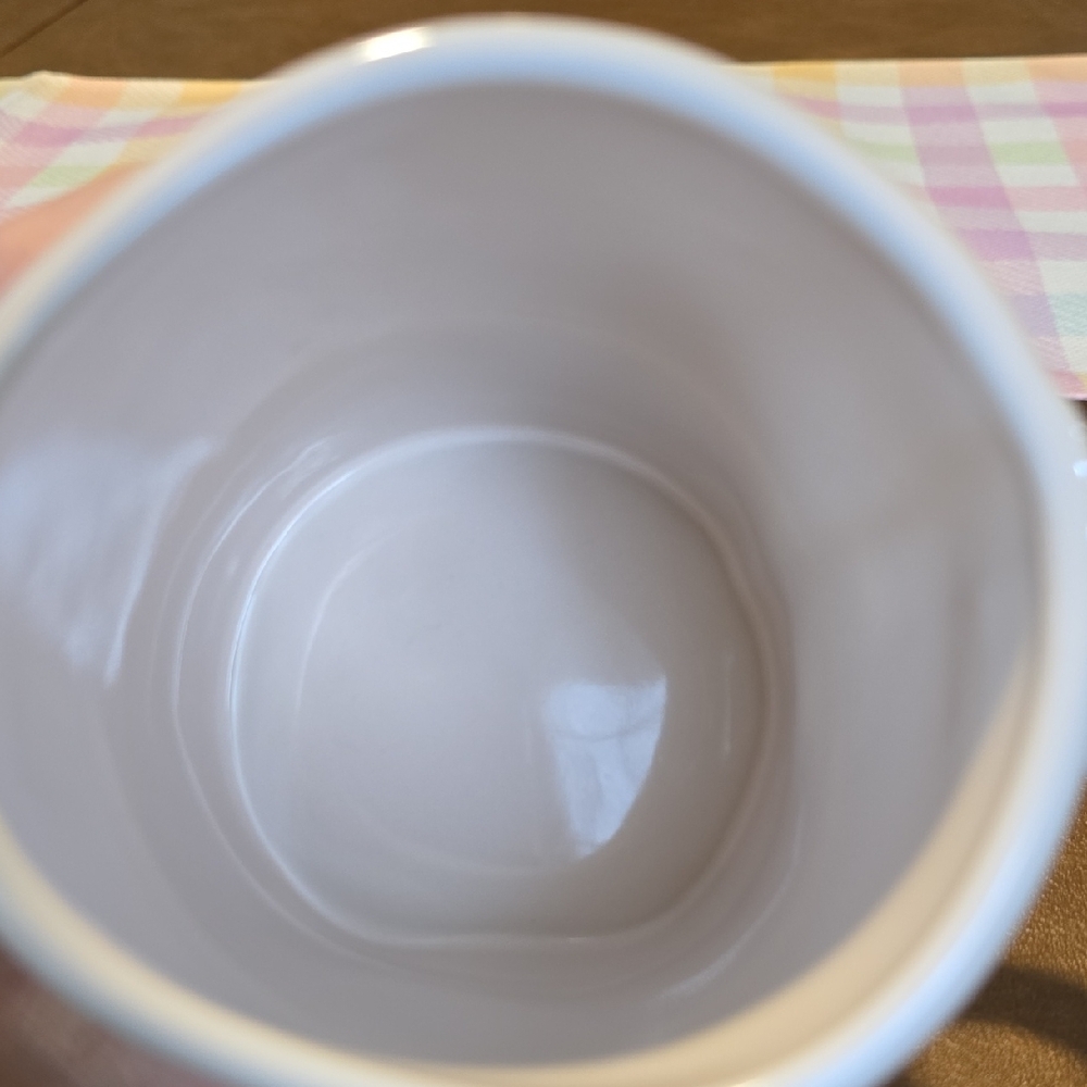 Rae Dunn Iridescent White SWEET HEART Ceramic Mug - Picture 4 of 6